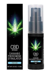 Духи з феромонами для чоловіків Shots-CBD Cannabis Pheromone Stimulator For him , 15 ml Sex Aura