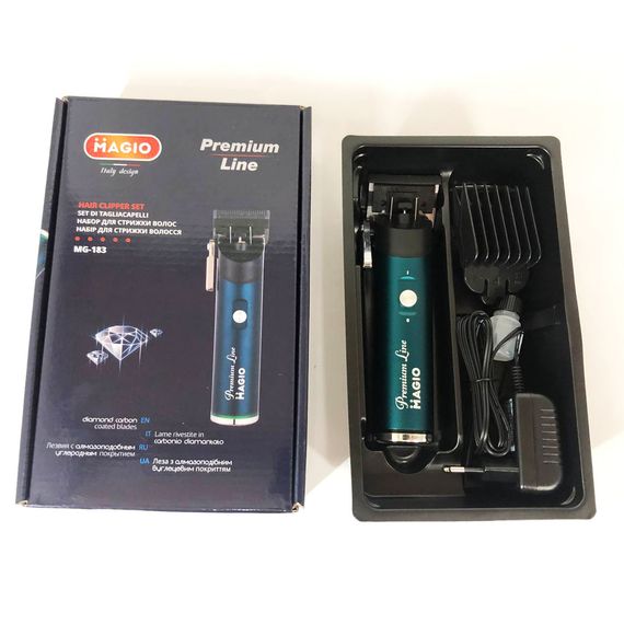 Машинка для стрижки чоловіча Magio МG-183 Бездротова машинка для стрижки дому KO-34 | Зображення 1