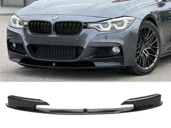 BMW 3-Series F30 F31 M-Performance. Накладка на передній бампер спідниця губа дифузор | Зображення 5