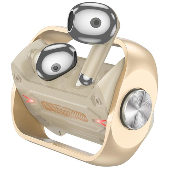 Навушники HOCO EW55 Trendy true wireless BT gaming headset Gold | Зображення 1