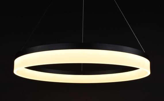 Люстра світлодіодна підвісна LED світильник для квартири на стелю лед 27848 Чорний 30-110х60х60 см. | Зображення 6