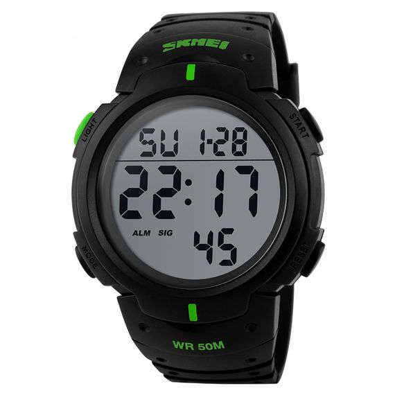 Чоловічий годинник Skmei 1068GN Black-Green