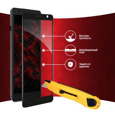 Стекло защитное Intaleo Full Glue Tecno POP 3 (BB2) (1283126503115) | Зображення 4