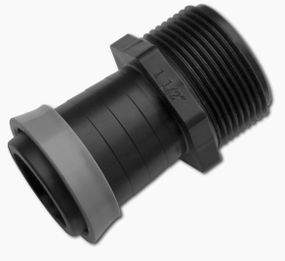 Адаптер Bradas для стрічки зрошувальної GOLD SPRAY 32мм із зовнішньою різьбою 1 1/2" 25 шт