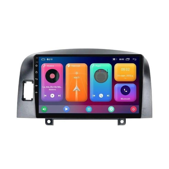 Штатна магнітола серії Cyclone C9 CPL під Hyundai Sonata NF Sonica 2004-2008 (F1) (W1) 9 дюймів