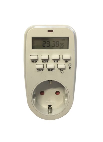 Розетка-таймер электрическая неделя 1M/7D 140 ON/OFF 16А 230V Ny95000920
