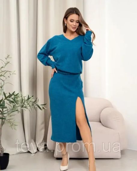 Костюм колір бірюзовий розмір L FI_009363