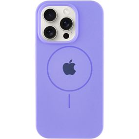 Чохол Silicone Case Full Protective (AA) with MagSafe для Apple iPhone 14 Pro Max (6.7") Бузковий / Lilac