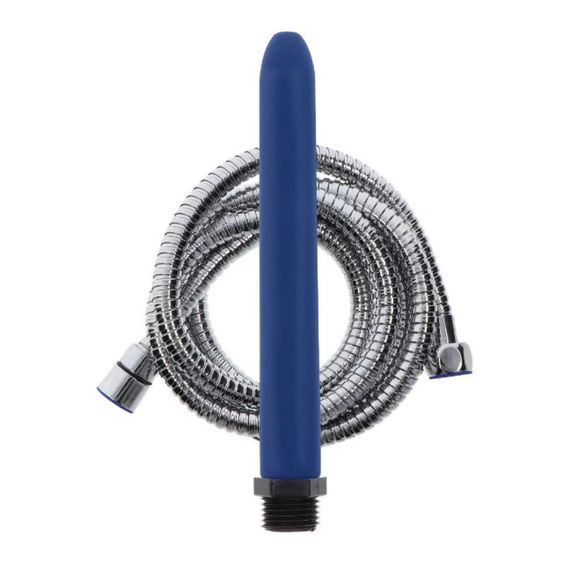 Набір для анального душу ToyJoy Buttocks The Cleaner Shower Set, синій, 15 см sexstyle