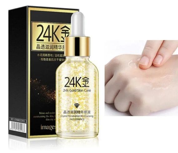 Антивозрастная сыворотка с гиалуроновой кислотой и золотом 24K GoldZen №24К 30мл | Зображення 1