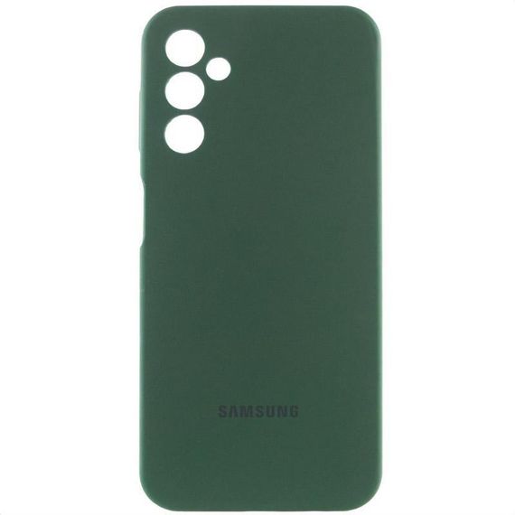 Чехол Silicone Cover Lakshmi Full Camera (AA) with logo для Samsung Galaxy A25 5G Зеленый / Dark green
