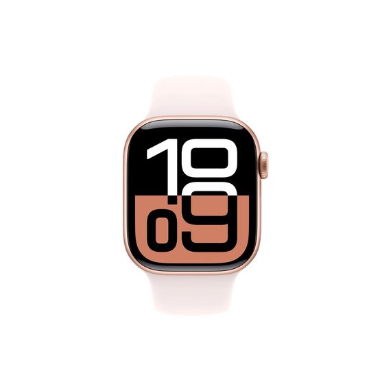 Смарт-годинник Apple Watch Series 10 GPS 42mm Rose Gold Aluminium Case with Light Blush Sport Band - S/M (MWWH3QH/A) | Зображення 1