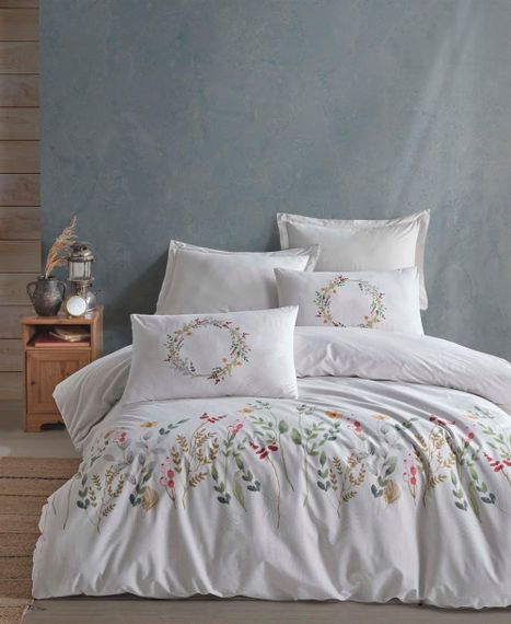 Постільна білизна Altinbasak Ranforse 200 х 220 см  Elias Marble