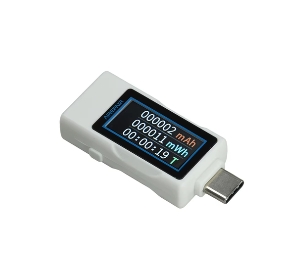 Тестер USB Type-C ZFX-1004CC цифровий вимірювач напруги та струму з TFT дисплеєм