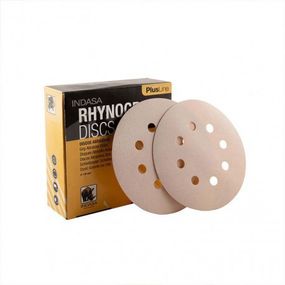 Абразивні диски INDASA PLUS LINE d=125 мм/6 або 8 отв. (уп.-50 шт.), P120