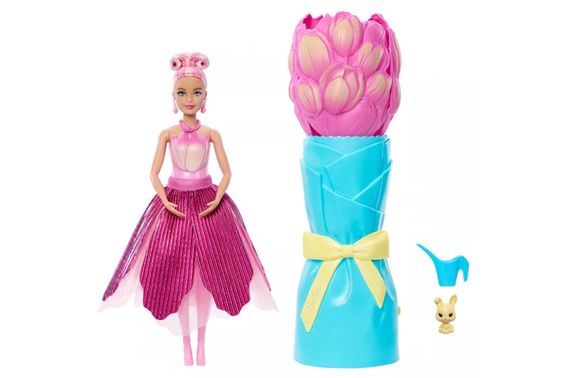 Набір-сюрприз з лялькою Barbie Petal Pop JMF57 "Рожевий тюльпан" | Зображення 2