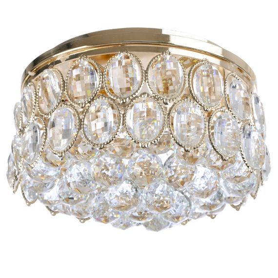 Люстра торт потолочная с подсветкой LED E14 40W Glass (BCL-609C/3)