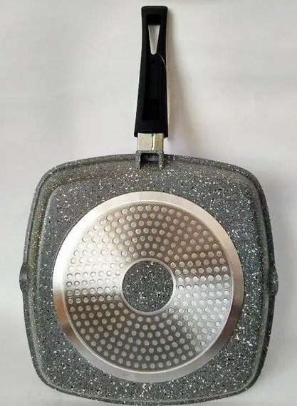 Сковорода гриль Bohmann BH-1002-28 MRB 28 x 28см з мармуровим покриттям | Зображення 2