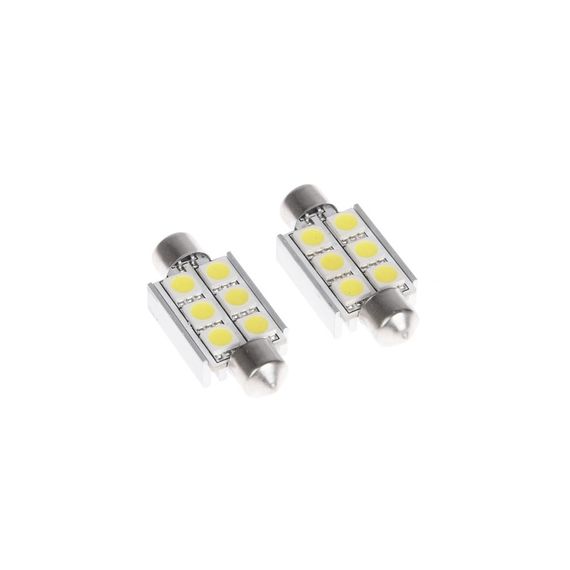 Лампа автомобильная светодиодная LED SV8.5 CW (Festoon) 39mm 12V