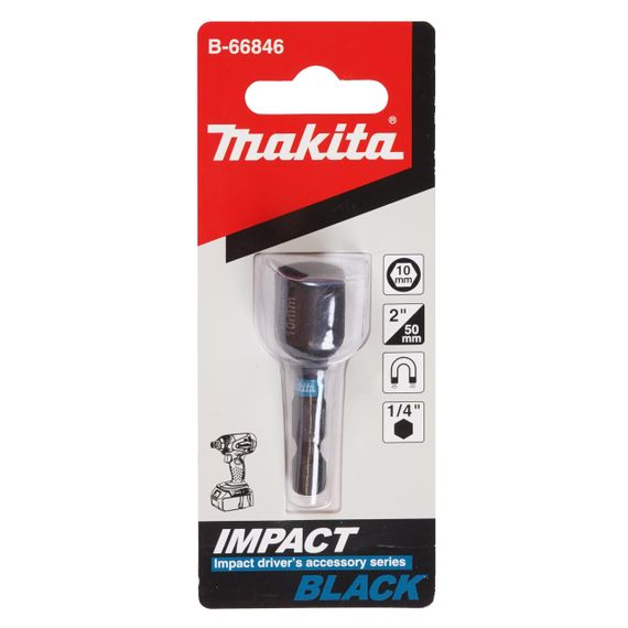 Головка торцевая торсионная 10 мм с магнитным фиксатором Makita Impact Black B-66846 | Зображення 3