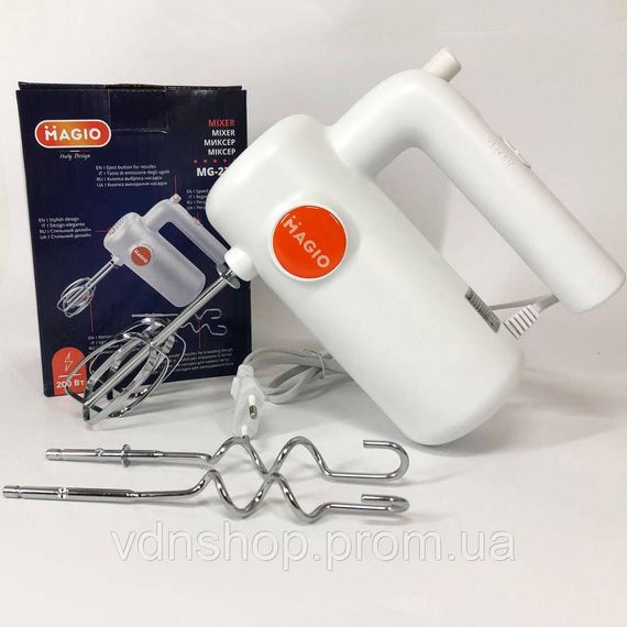 Миксер для приготовления теста и кремов, Миксер для домашнего кондитера Бытовой с насадками RU-78 | Зображення 4
