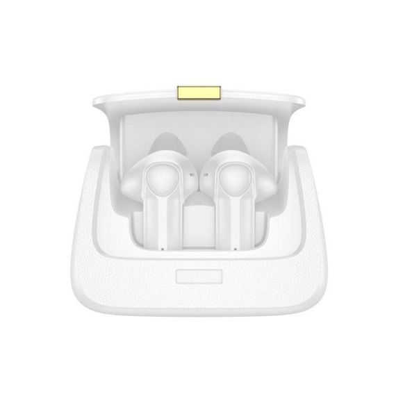 Беспроводные наушники HOCO DES35 Dawn handbag BT headset White | Зображення 2