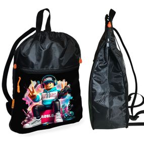 Рюкзак-мішок для взуття, спортивної форми Роблокс «Roblox» дитяча сумка для змінки з розширювачем (1686)