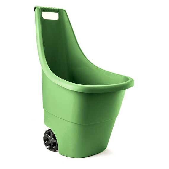 Тележка cадовая 2-х колесная пластиковая Keter (Кетер) Easy Go Breeze 50 л (17199467) Зеленый