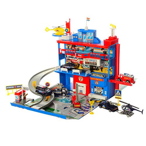 Ігровий набір гараж Поліцейська дільниця 566-14 з вертольотом | Зображення 2