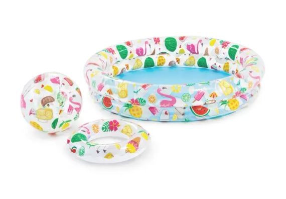Басейн надувний Гуртки 59460 Різнокольоровий shop (6941057454603)