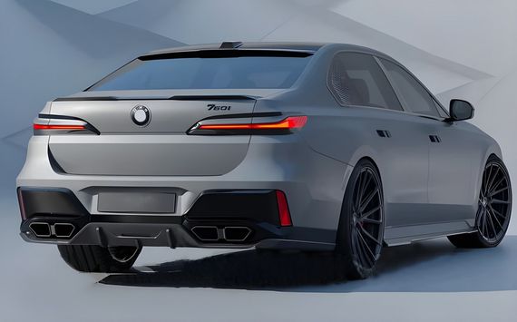 Комплект обвісів Aero Kit (для M760, M-Sport та i7 M70) для BMW 7 серія G70/G71 2022- рр | Зображення 4