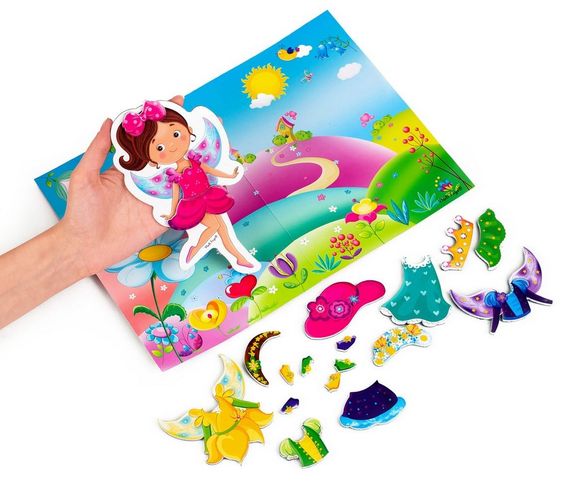 Магнітна гра-одягалка "Фея" VT3204-28 Vladi Toys, в пакеті (4820234760602) | Зображення 1