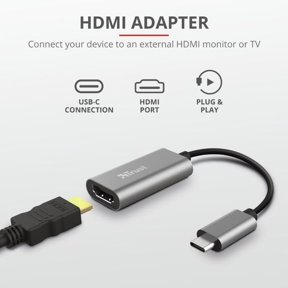 Переходник Trust Dalyx USB-C to HDMI Adapter (23774_TRUST) | Зображення 8