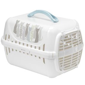 Переноска для собак и котов Moderna Trendy Runner, 50 см х 32 см х 35 см, серая