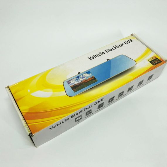 Автомобильный видеорегистратор-зеркало L9001 LCD 3.5" 1080P Full HD, Видеорегистратор на автомобиль | Зображення 6