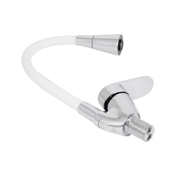Змішувач для кухні Lidz Tani 008F3 з гнучким виливом (k40) LDTAN008F3WCR37037 Chrome/White | Зображення 5