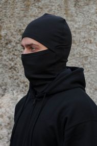 Гірськолижна бавовняна балаклава Without Extreme Black