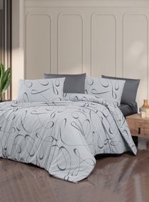 Постельное белье First Choice Ranforce 160х220 см Alfeo Antracite
