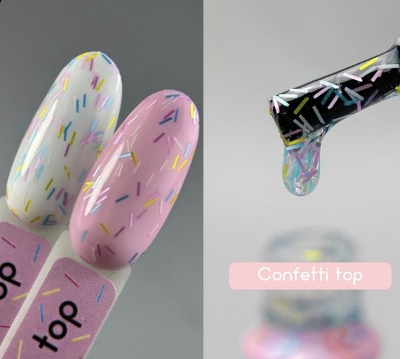 Топ Toki-Toki Confetti без липкого слоя 5мл | Зображення 2