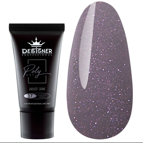 Полігель Designer №37 Diamond Umber (у тюбику) 30мл