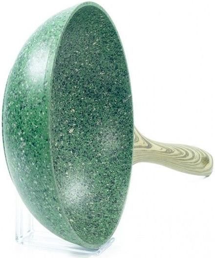 Сковорода-вок Fissman Malachite Ø28см з антипригарним покриттям EcoStone | Зображення 2