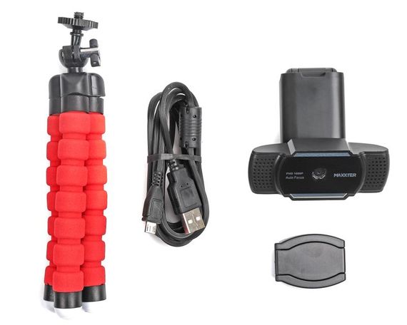 Веб камера USB 2.0 WC-FHD-AF-01, FullHD 1920x1080, Auto-Focus, чорний колір | Зображення 6