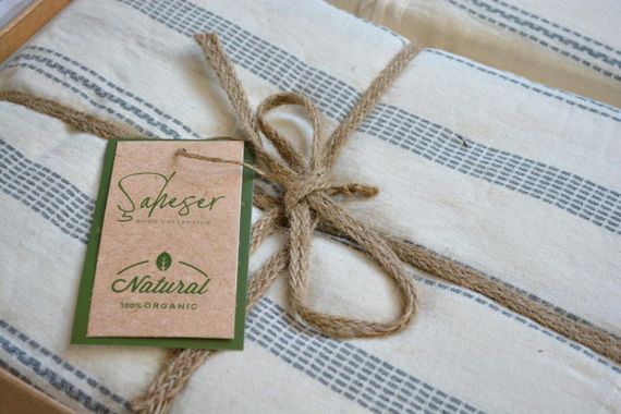 Постільна білизна Saheser Naturel 200 х 220 см Solaris Gri | Зображення 3