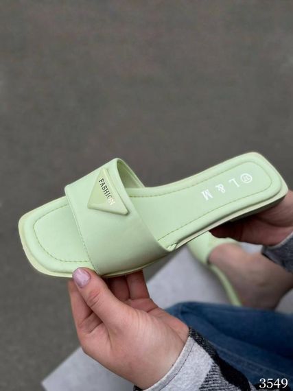 Жіночі шльопанці екошкіра на низькому ходу 38 | Зображення 2