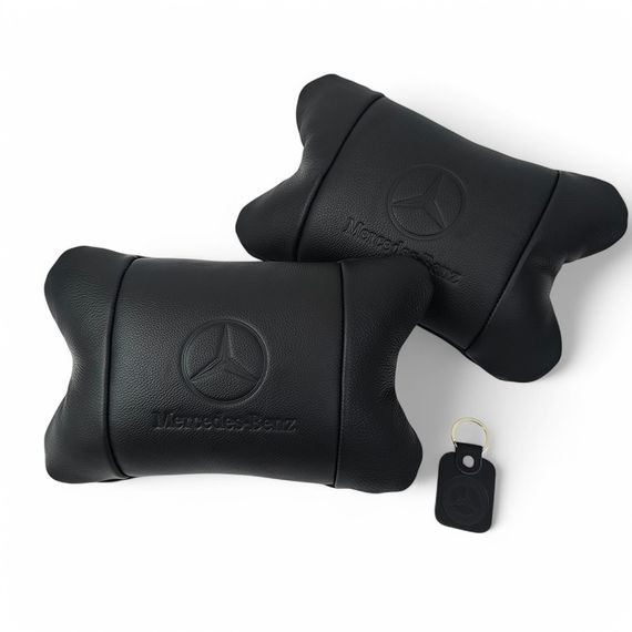 Автомобільна подушка в подарунок Mercedes-Benz Мерседес, Подушка для підтримки шиї в автокріслі QB-43 | Зображення 5