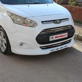 Накладка на передній бампер (під фарбування) для Ford Connect 2014-2021 рр.