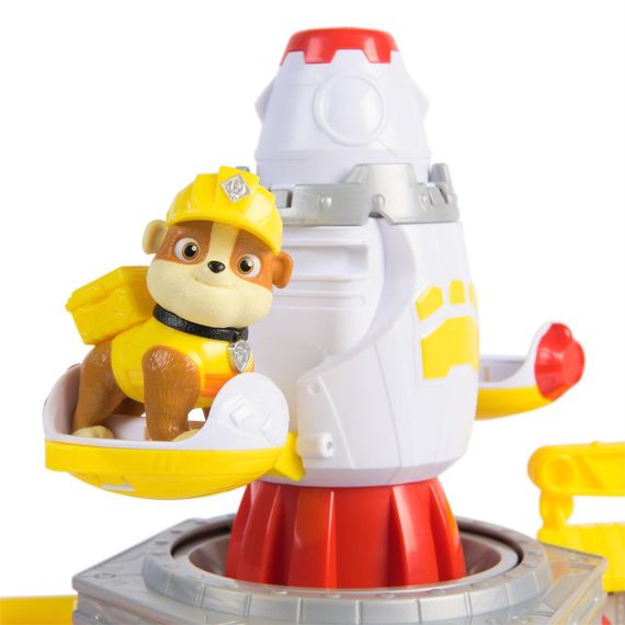 Игровой набор Крепыш и команда Космический корабль ракета Paw Patrol Rubble & Crew Launch & Spin Spaceship | Зображення 2