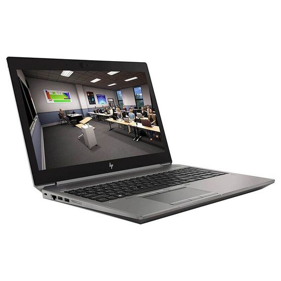 Мобильная рабочая станция HP ZBook 15 G6 / 15.6" (1920x1080) IPS / Intel Core i7-9750H (6 (12) ядер по 2.6 - 4.5 GHz) / 8 GB DDR4 / 240 GB SSD / nVidia Quadro T2000, 4 GB GDDR5, 128-bit / WebCam б/у | Зображення 2