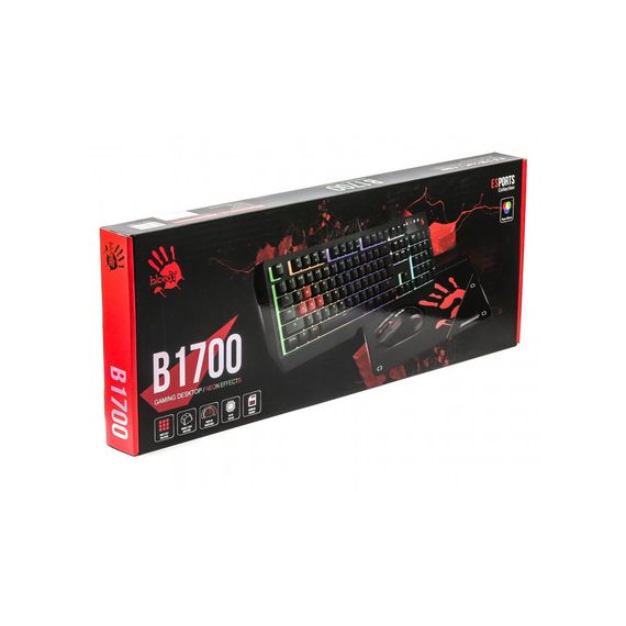 Комплект A4Tech Bloody B1700 USB Black (Bloody B1700 Black) | Зображення 6