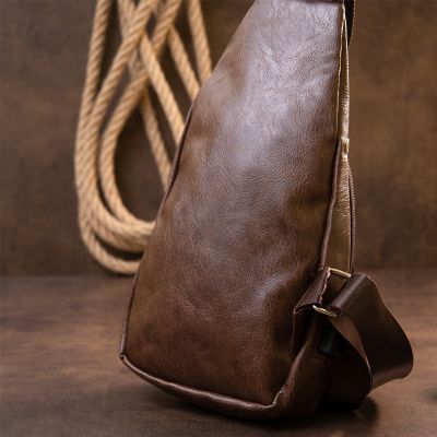 Сумка Vintage Крос боді смарт зі шкірозамінника Коричнева (20572) | Зображення 7
